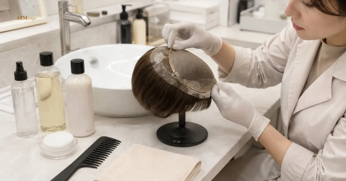 How to clean a toupee
